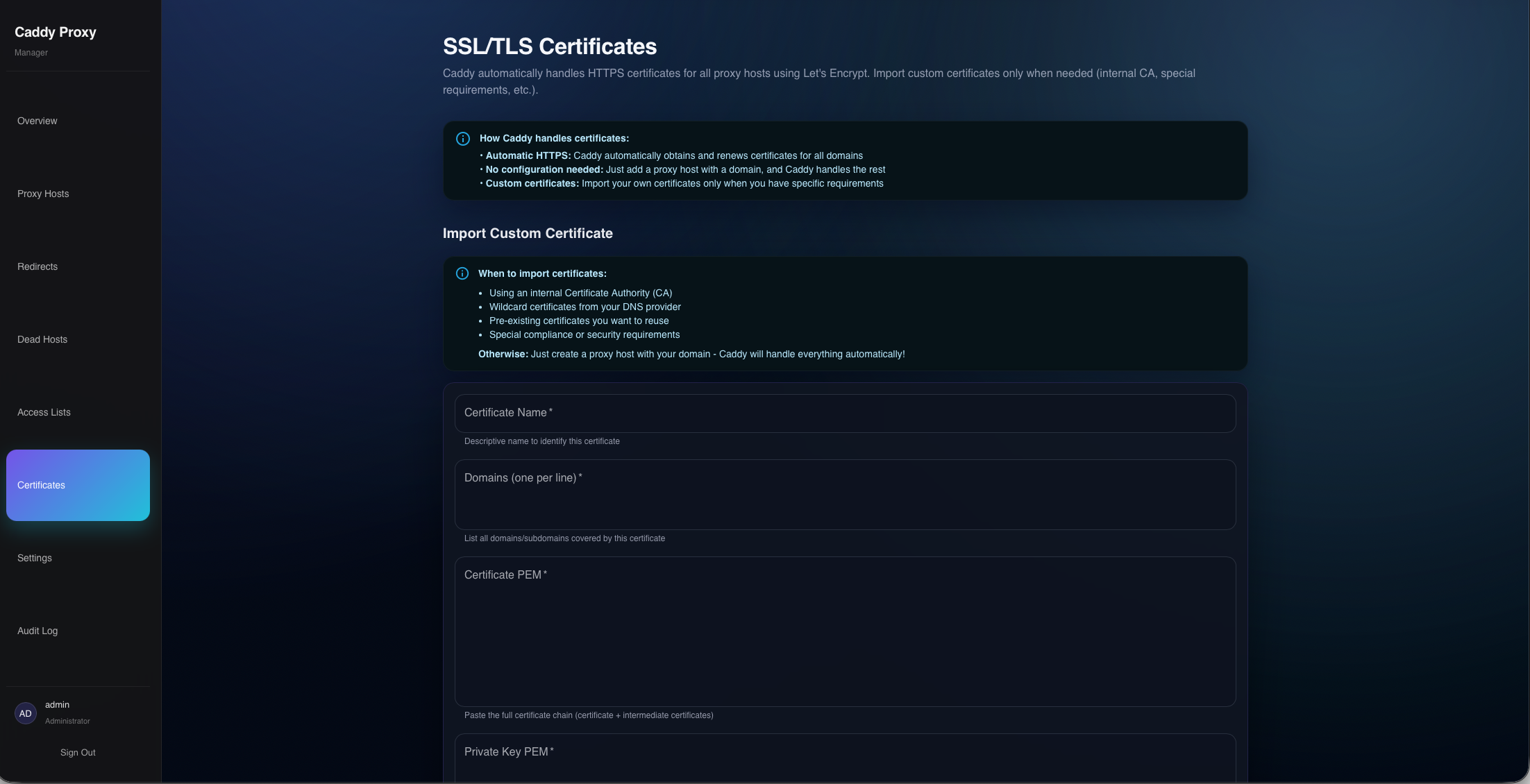 Certificate lifecycle manager